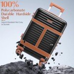 5-Piece Travel Backpack Set with Spinner Wheels