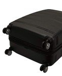 Rockland Melbourne Black Hardside Spinner Luggage Set