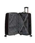 Rockland Melbourne Black Hardside Spinner Luggage Set