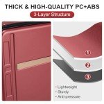 2-Piece Hard Shell Luggage Set with Spinner Wheels