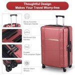 2-Piece Hard Shell Luggage Set with Spinner Wheels