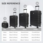 HOUAGI 4-Piece Hard Shell Luggage Set