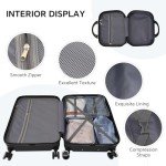 HOUAGI 4-Piece Hard Shell Luggage Set