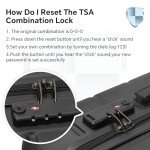 HOUAGI 4-Piece Hard Shell Luggage Set