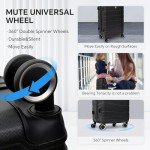 HOUAGI 4-Piece Hard Shell Luggage Set