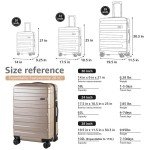 Tolino 20in Lightweight Spinner Carry-On Luggage
