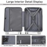 Somago 3-Piece Lightweight Spinner Luggage Set