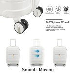 Somago 3-Piece Lightweight Spinner Luggage Set