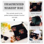 Cute Vintage Floral Makeup Bag for Travel
