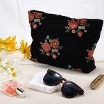 Cute Vintage Floral Makeup Bag for Travel