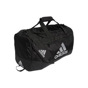 adidas Defender 4.0 Medium Duffel Bag – Black/Silver