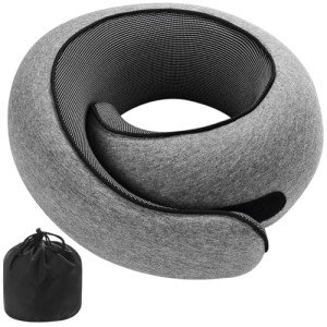 Memory Foam Travel Neck Pillow for Planes