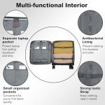 Kono 20" Lightweight Waterproof Carry-On Suitcase