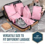 Hommtina 7-Piece Compression Packing Cubes Set