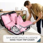 Hommtina 7-Piece Compression Packing Cubes Set