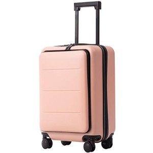 Coolife 20" Sakura Pink Spinner Carry-On Luggage