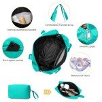 Aqua Blue 7-Piece Hardside Luggage Set