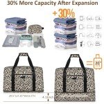 Expandable Waterproof Travel Duffle Bag with Toiletry Kit