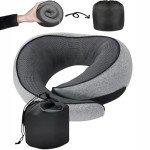 Memory Foam Travel Neck Pillow with 360° Support
