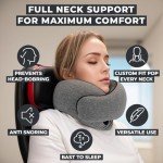 Memory Foam Travel Neck Pillow with 360° Support
