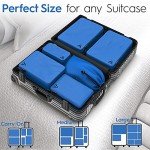 8-Piece Compression Bags for Travel Packing