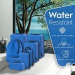 8-Piece Compression Bags for Travel Packing