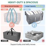 BALEINE 6-Pack Heavy-Duty Moving Storage Bags