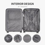 LEVEL8 Grace 3-Piece Hardshell Luggage Set