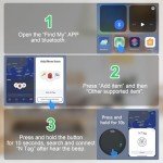 Bluetooth Tracker Tags - 4 Pack Key Finders