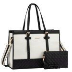 LOVEVOOK Women’s Canvas Laptop Tote Bag
