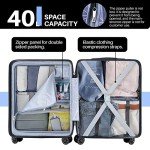 AnyZip 21" Lightweight Kids Hardside Carry-On Suitcase