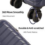 Blue 6-Piece TRACK TRAVEL HL Luggage Set