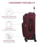SwissGear Sion Merlot 21-Inch Expandable Carry-On