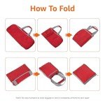 Amazon Basics Large Weekend Travel Bag, Red