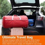 Amazon Basics Large Weekend Travel Bag, Red