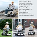 Compact Folding Electric Wheelchair with Remote Control