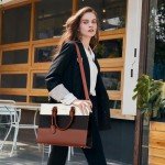 Stylish Laptop Tote for Women with Clutch