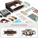 Stylish Laptop Tote for Women with Clutch