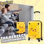 Pokemon Kids Wheeled Carry-On Suitcase for Travel