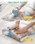 25-Pack Travel Vacuum Storage Bags with Pump