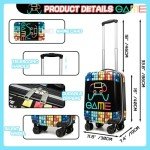 Inprof Kids' 2-Piece Hardside Luggage Set