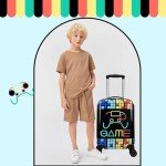 Inprof Kids' 2-Piece Hardside Luggage Set