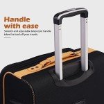 Coolife 4-Piece Expandable Spinner Luggage Set