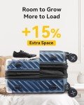 LUGGEX 20-Inch Expandable Hard Shell Carry-On
