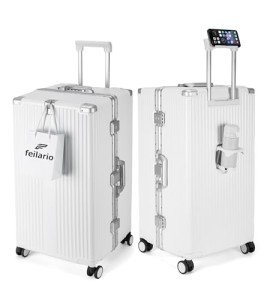 Feilario 30" Aluminum Hardside Spinner Luggage