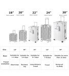 Feilario 30" Aluminum Hardside Spinner Luggage