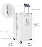 Feilario 30" Aluminum Hardside Spinner Luggage
