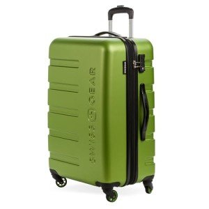 SwissGear 7366 Expandable Hardside Luggage, Green