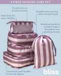 5-Piece Durable Packing Cubes Set - Pink Gaze