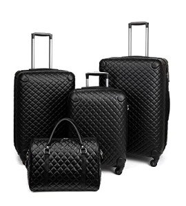 Feilario Plaid Expandable Luggage Set - 4 Pieces